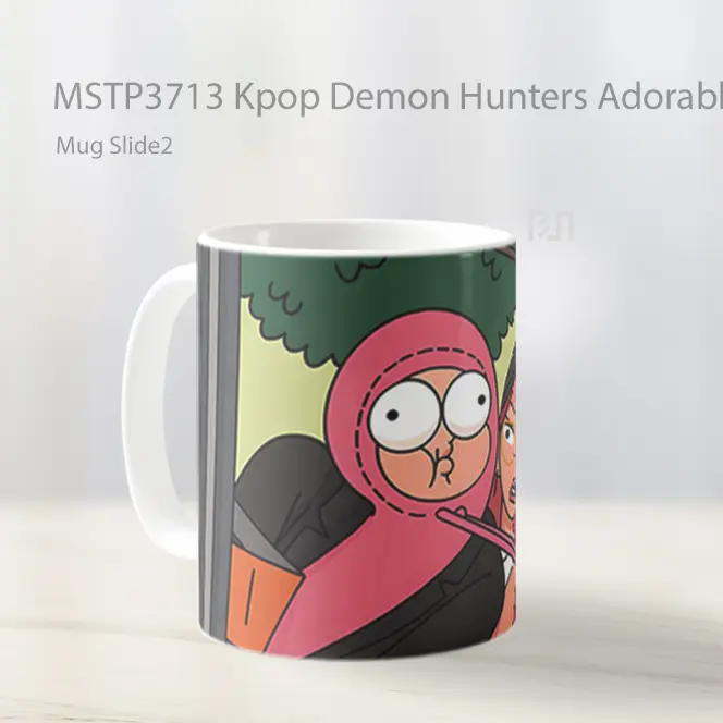 Kpop Demon Hunters Adorable Momnet Mug Gelas Keramik MSTP3713 - All-side / Desain
