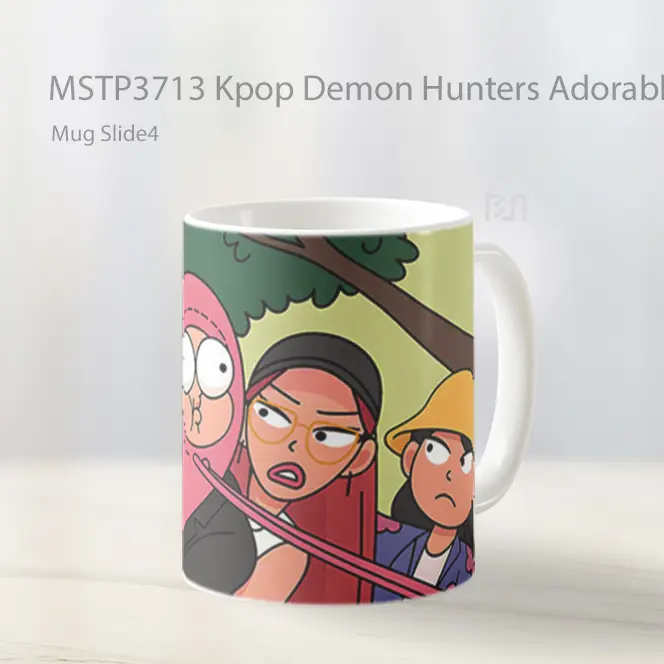 Kpop Demon Hunters Adorable Momnet Mug Gelas Keramik MSTP3713