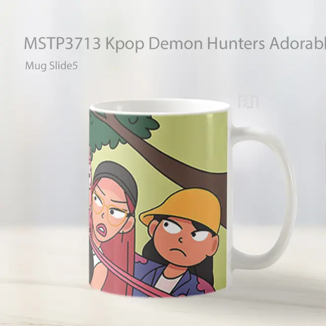 Kpop Demon Hunters Adorable Momnet Mug Gelas Keramik MSTP3713 - All-side / Desain