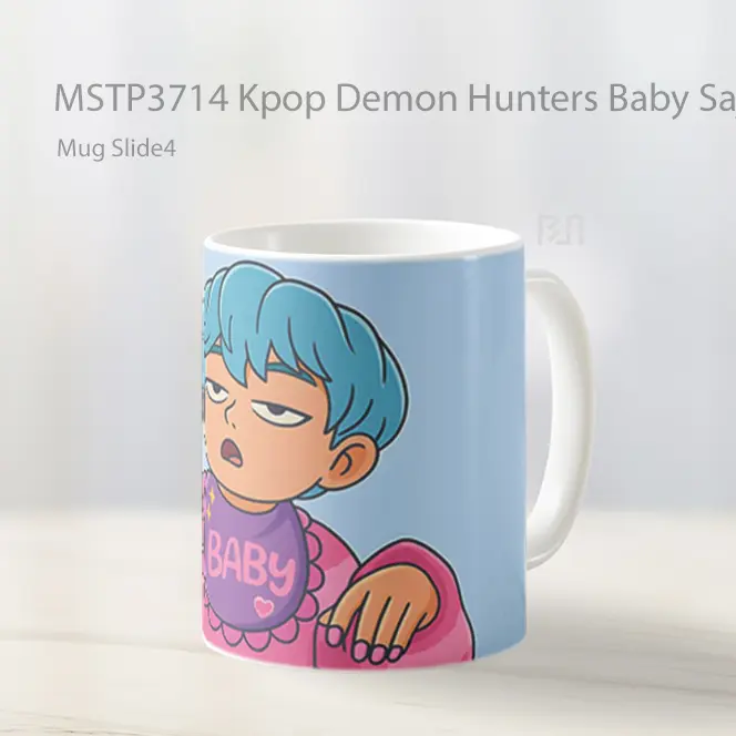 Kpop Demon Hunters Baby Saja Boyss Mug Gelas Keramik MSTP3714