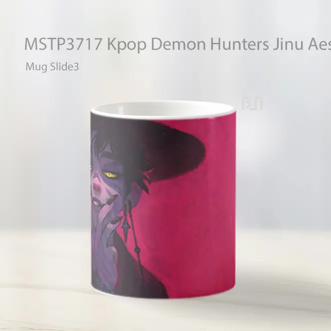Kpop Demon Hunters Jinu Aesthetic Pc Mug Gelas Keramik MSTP3717 - All-side / Desain