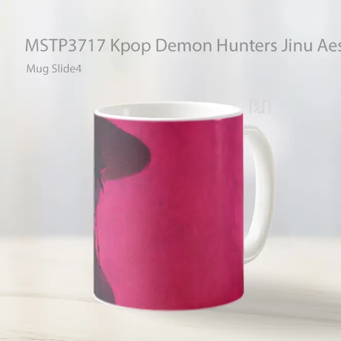 Kpop Demon Hunters Jinu Aesthetic Pc Mug Gelas Keramik MSTP3717
