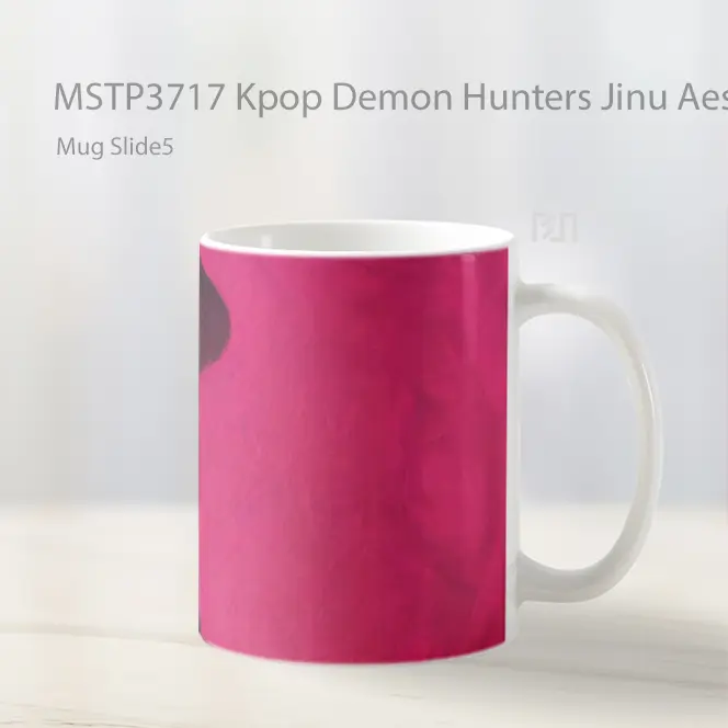 Kpop Demon Hunters Jinu Aesthetic Pc Mug Gelas Keramik MSTP3717 - All-side / Desain