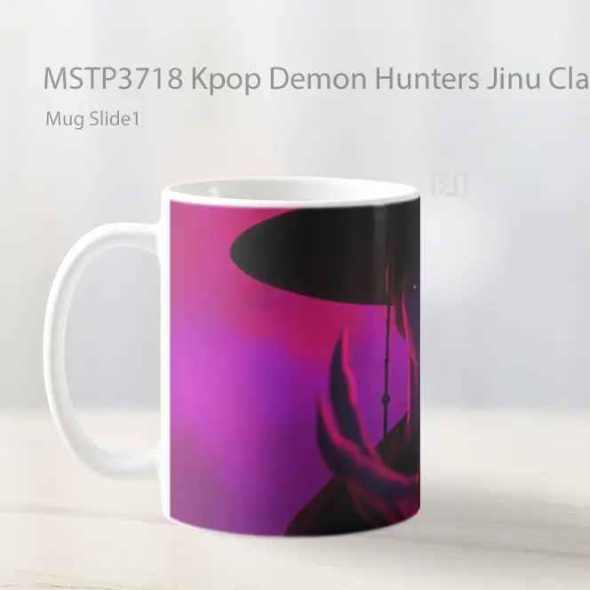 Kpop Demon Hunters Jinu Claws Aesthetic Mug Gelas Keramik MSTP3718 - All-side / Desain