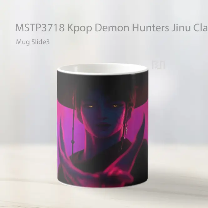 Kpop Demon Hunters Jinu Claws Aesthetic Mug Gelas Keramik MSTP3718 - All-side / Desain