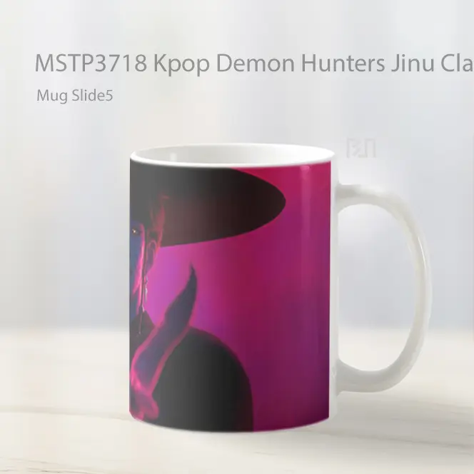 Kpop Demon Hunters Jinu Claws Aesthetic Mug Gelas Keramik MSTP3718 - All-side / Desain