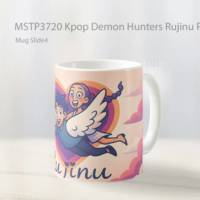 Kpop Demon Hunters Rujinu Pinky Mug Gelas Keramik MSTP3720