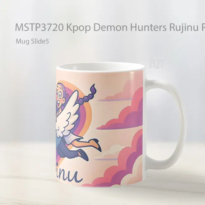 Kpop Demon Hunters Rujinu Pinky Mug Gelas Keramik MSTP3720 - All-side / Desain