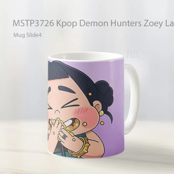 Kpop Demon Hunters Zoey Laughing Mug Gelas Keramik MSTP3726