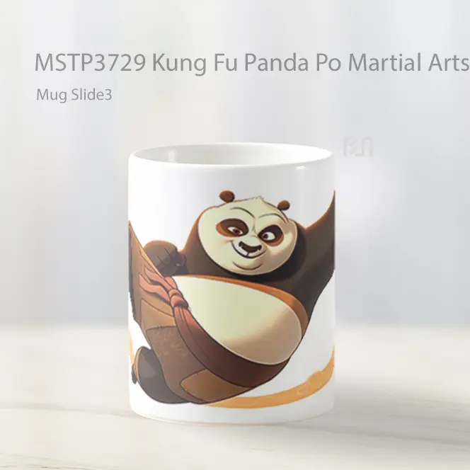 Kung Fu Panda Po Martial Arts Mug Gelas Keramik MSTP3729 - All-side / Desain