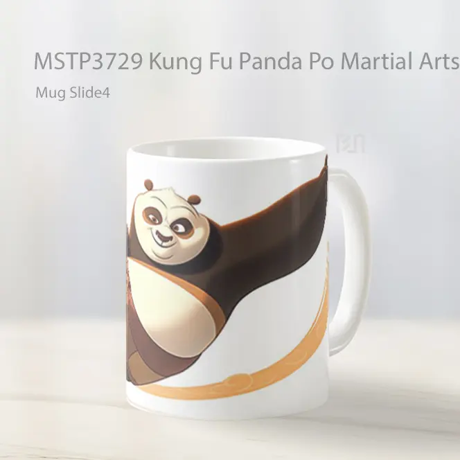 Kung Fu Panda Po Martial Arts Mug Gelas Keramik MSTP3729