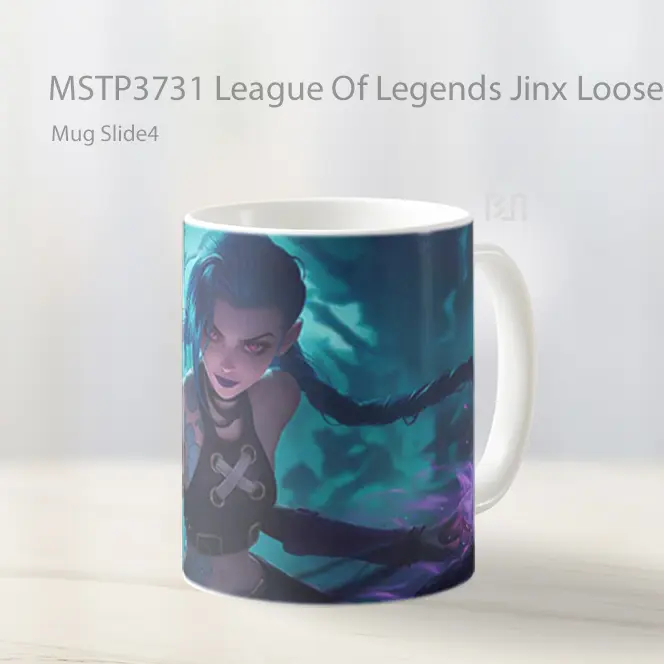 League Of Legends Jinx Loose Cannon Mug Gelas Keramik MSTP3731