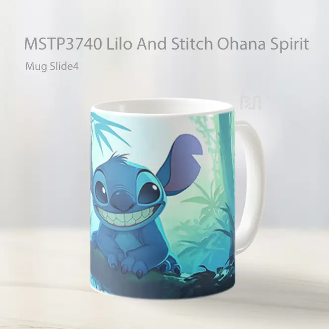 Lilo And Stitch Ohana Spirit Mug Gelas Keramik MSTP3740