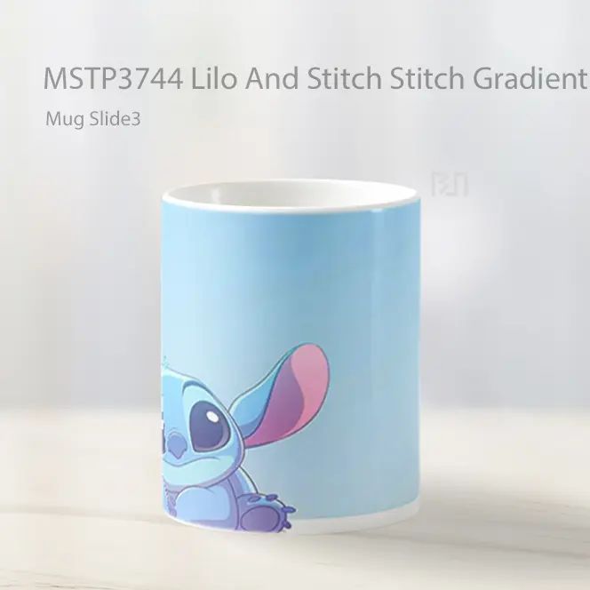 Lilo And Stitch Stitch Gradient Calm Mug Gelas Keramik MSTP3744 - All-side / Desain