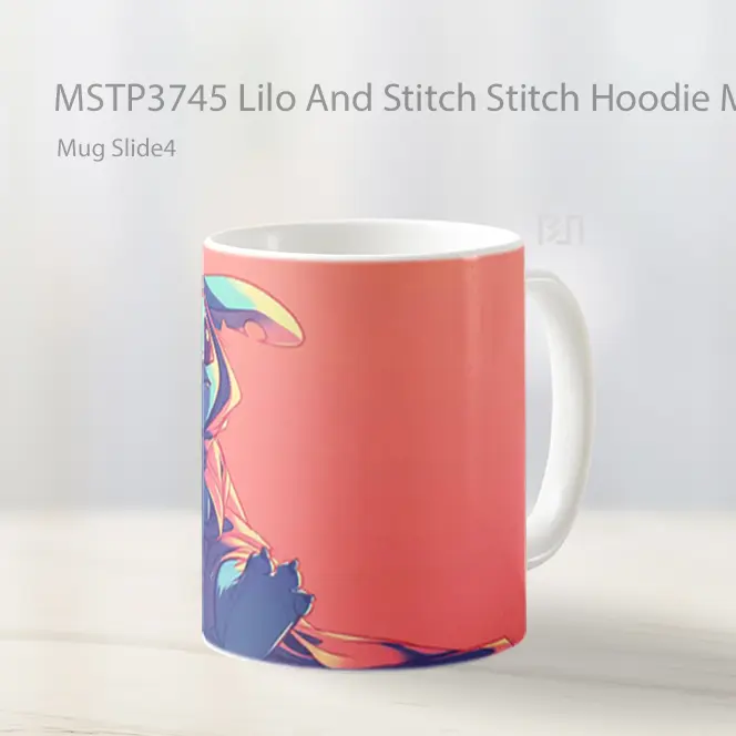 Lilo And Stitch Stitch Hoodie Mischief Mug Gelas Keramik MSTP3745