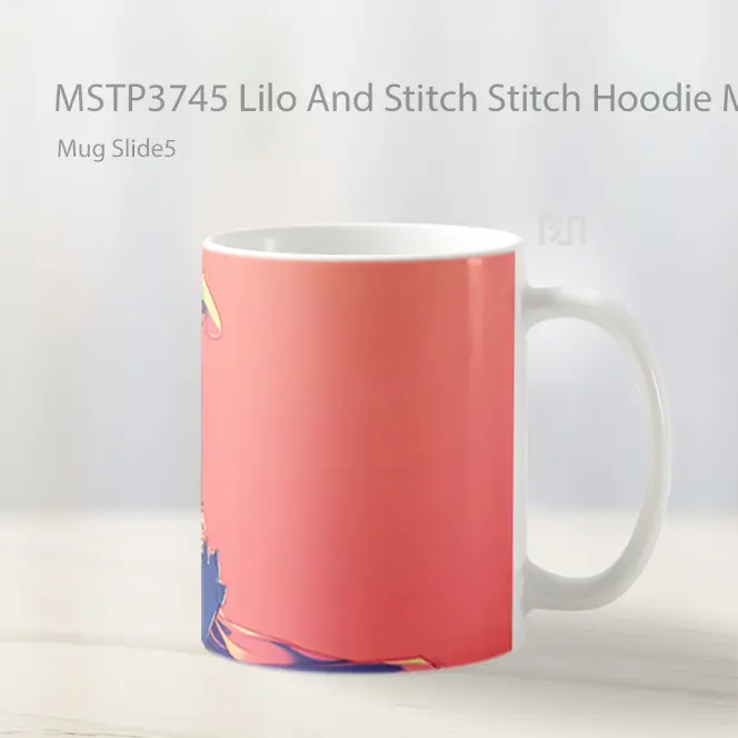 Lilo And Stitch Stitch Hoodie Mischief Mug Gelas Keramik MSTP3745 - All-side / Desain