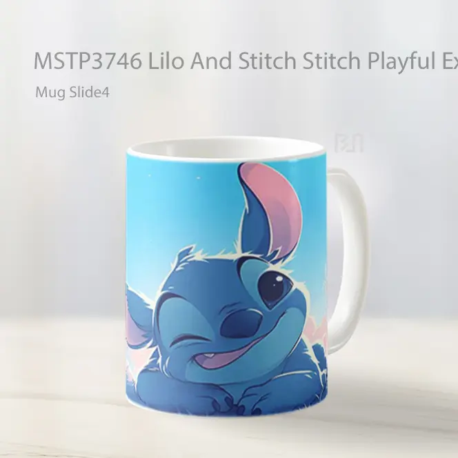 Lilo And Stitch Stitch Playful Expression Mug Gelas Keramik MSTP3746