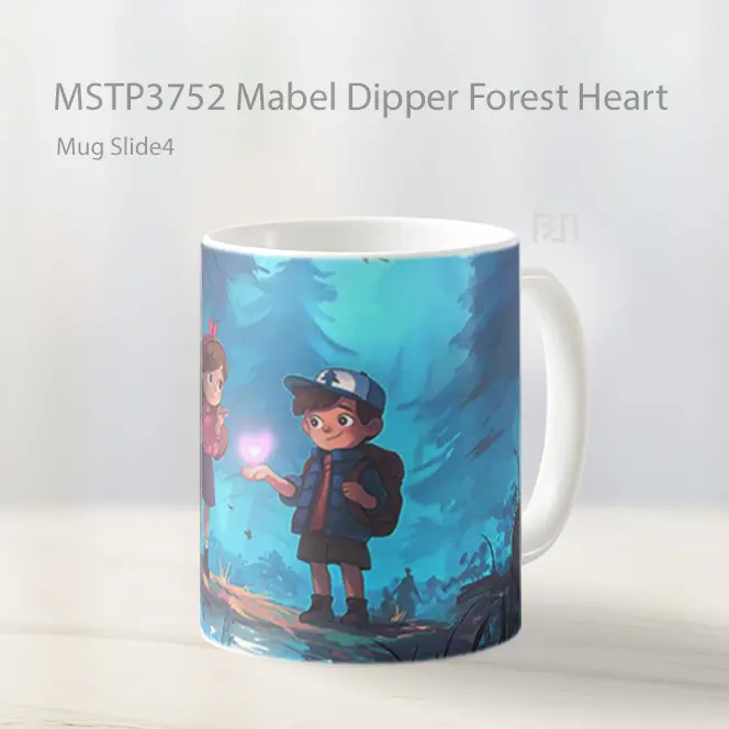 Mabel Dipper Forest Heart Mug Gelas Keramik MSTP3752