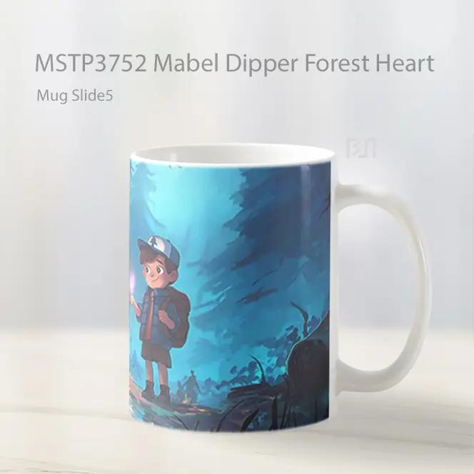 Mabel Dipper Forest Heart Mug Gelas Keramik MSTP3752 - All-side / Desain