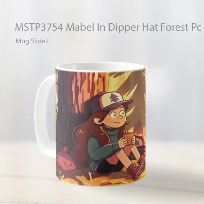 Mabel In Dipper Hat Forest Pc Mug Gelas Keramik MSTP3754 - All-side / Desain