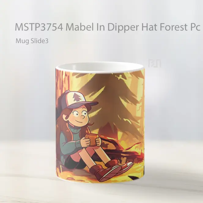Mabel In Dipper Hat Forest Pc Mug Gelas Keramik MSTP3754 - All-side / Desain