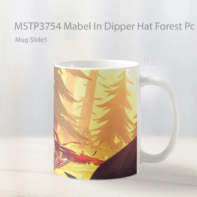 Mabel In Dipper Hat Forest Pc Mug Gelas Keramik MSTP3754 - All-side / Desain