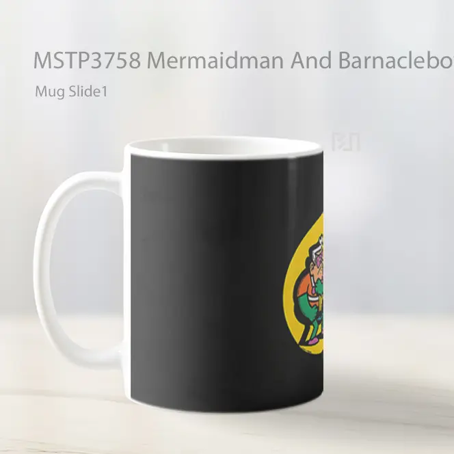 Mermaidman And Barnacleboy Retro Style Mug Gelas Keramik MSTP3758 - All-side / Desain