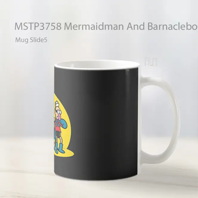 Mermaidman And Barnacleboy Retro Style Mug Gelas Keramik MSTP3758 - All-side / Desain
