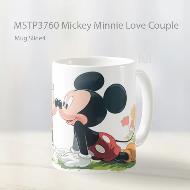 Mickey Minnie Love Couple Mug Gelas Keramik MSTP3760