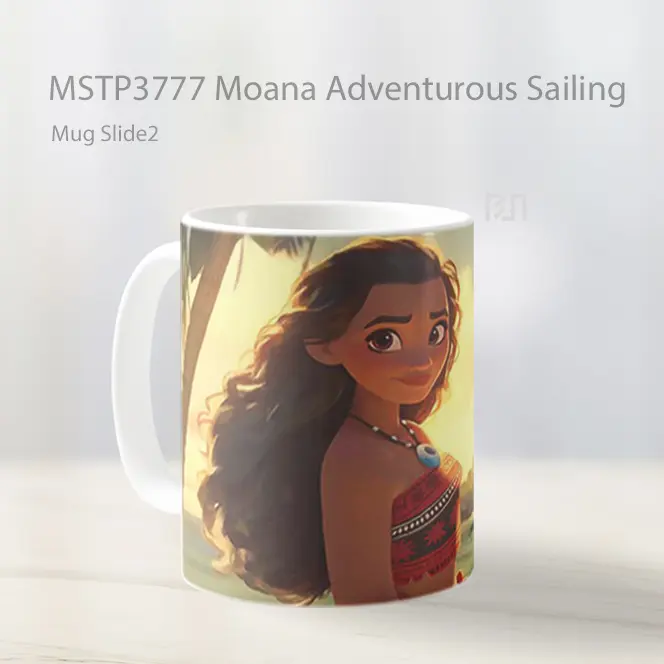 Moana Adventurous Sailing Mug Gelas Keramik MSTP3777 - All-side / Desain