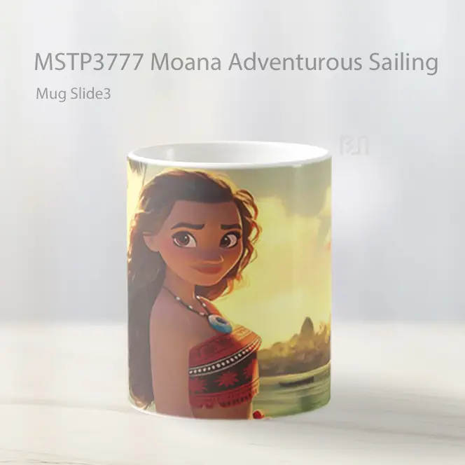 Moana Adventurous Sailing Mug Gelas Keramik MSTP3777 - All-side / Desain