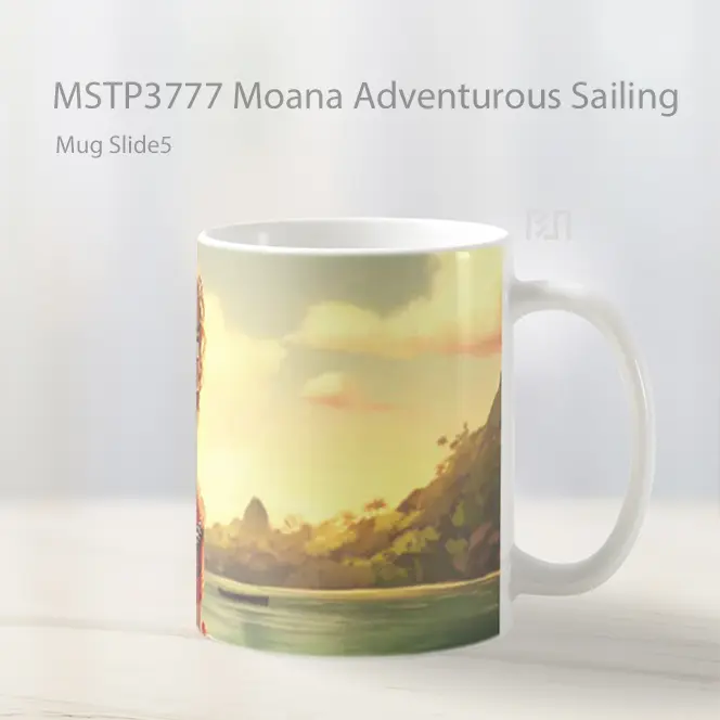 Moana Adventurous Sailing Mug Gelas Keramik MSTP3777 - All-side / Desain