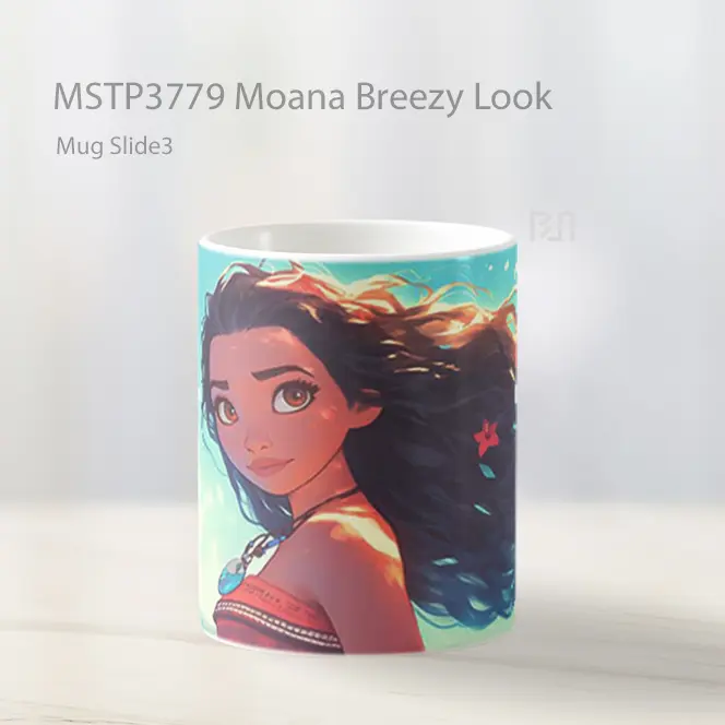 Moana Breezy Look Mug Gelas Keramik MSTP3779 - All-side / Desain