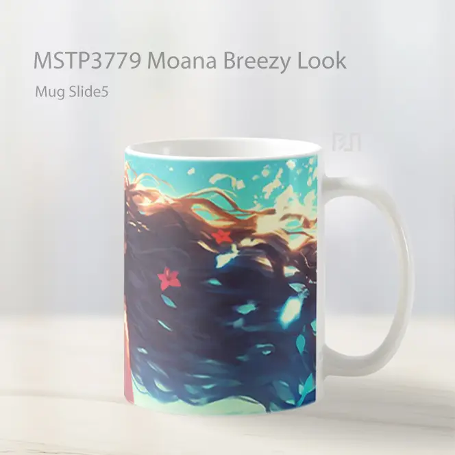 Moana Breezy Look Mug Gelas Keramik MSTP3779 - All-side / Desain