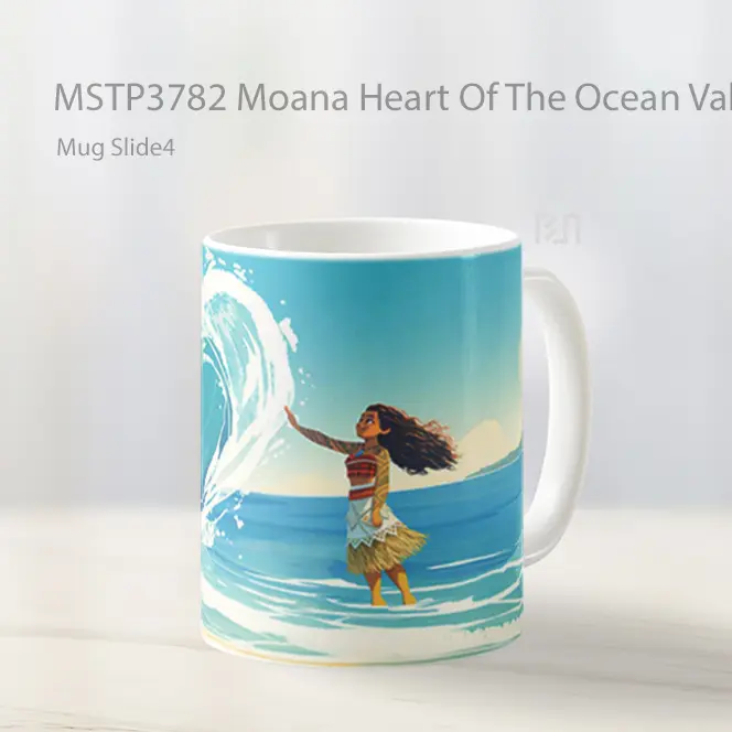Moana Heart Of The Ocean Valentines Mug Gelas Keramik MSTP3782