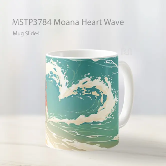 Moana Heart Wave Mug Gelas Keramik MSTP3784