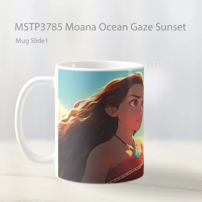 Moana Ocean Gaze Sunset Mug Gelas Keramik MSTP3785 - All-side / Desain