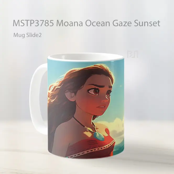 Moana Ocean Gaze Sunset Mug Gelas Keramik MSTP3785 - All-side / Desain