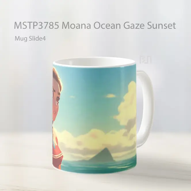 Moana Ocean Gaze Sunset Mug Gelas Keramik MSTP3785