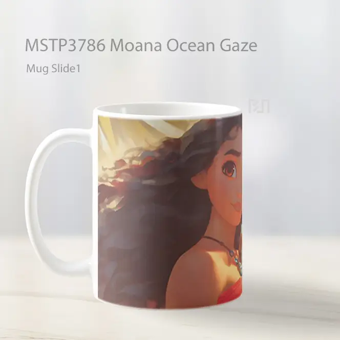 Moana Ocean Gaze Mug Gelas Keramik MSTP3786 - All-side / Desain