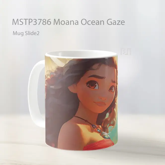 Moana Ocean Gaze Mug Gelas Keramik MSTP3786 - All-side / Desain