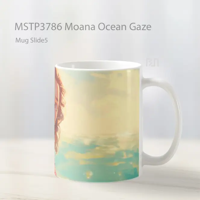Moana Ocean Gaze Mug Gelas Keramik MSTP3786 - All-side / Desain