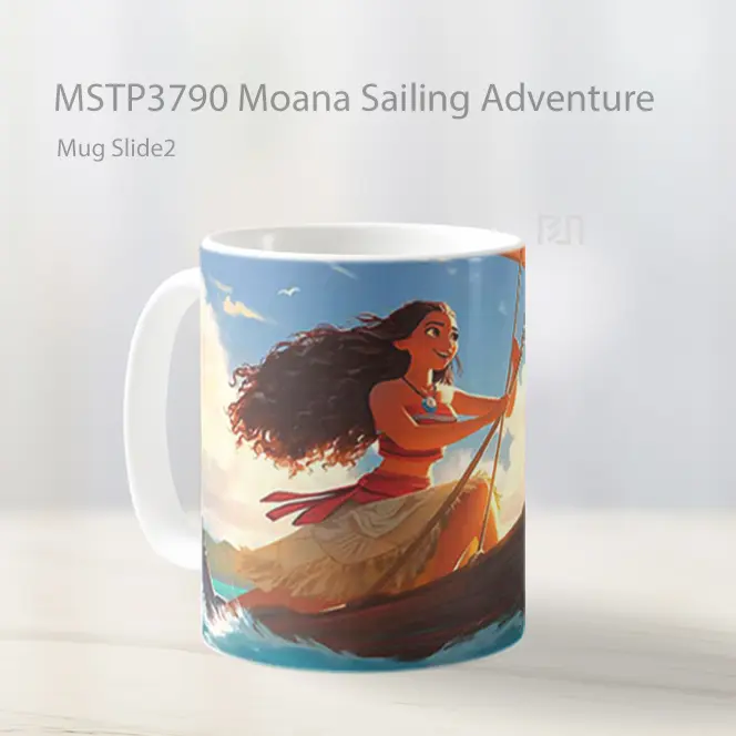 Moana Sailing Adventure Mug Gelas Keramik MSTP3790 - All-side / Desain