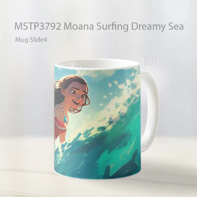 Moana Surfing Dreamy Sea Mug Gelas Keramik MSTP3792