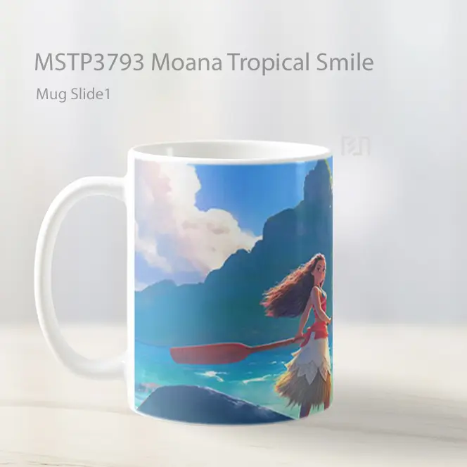 Moana Tropical Smile Mug Gelas Keramik MSTP3793 - All-side / Desain