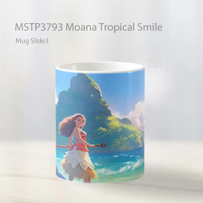 Moana Tropical Smile Mug Gelas Keramik MSTP3793 - All-side / Desain