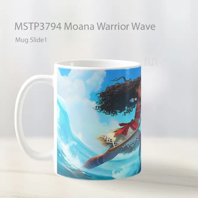 Moana Warrior Wave Mug Gelas Keramik MSTP3794 - All-side / Desain