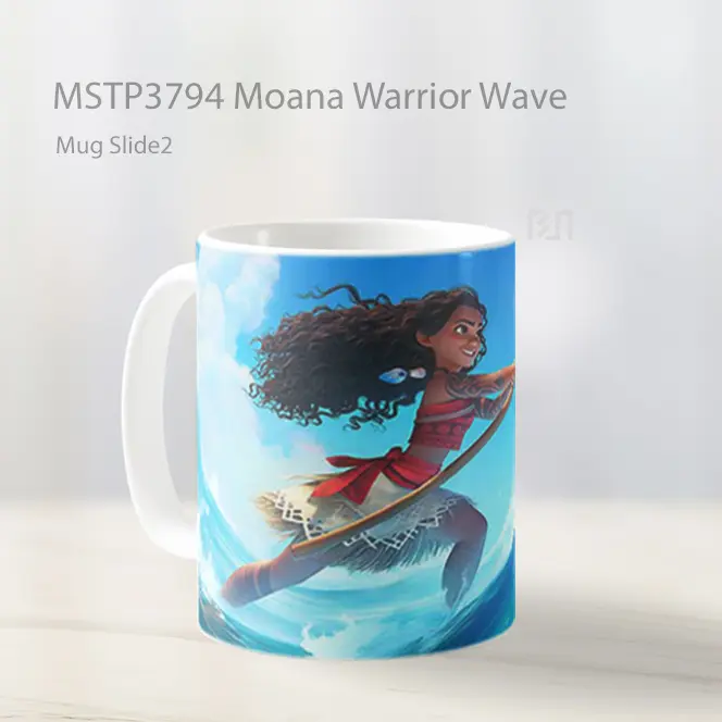Moana Warrior Wave Mug Gelas Keramik MSTP3794 - All-side / Desain