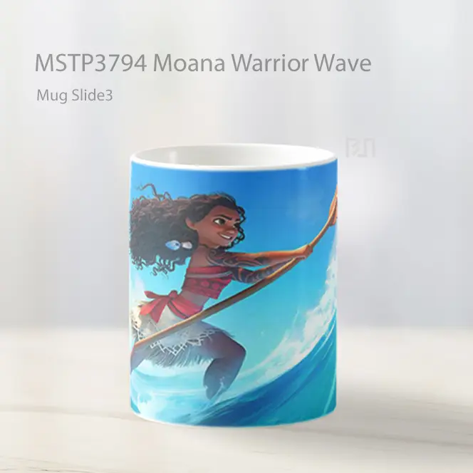 Moana Warrior Wave Mug Gelas Keramik MSTP3794 - All-side / Desain