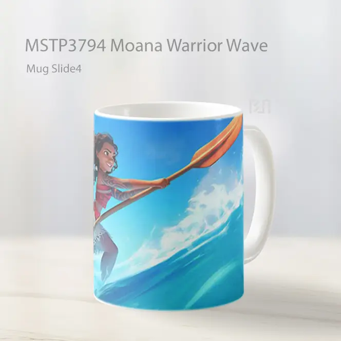 Moana Warrior Wave Mug Gelas Keramik MSTP3794